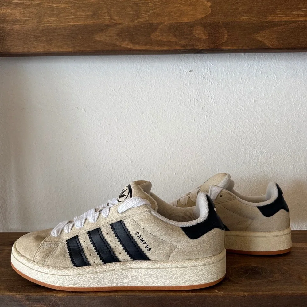 Adidas Sneakers Campus 00s Mens 6.5 Womens 7.5 Sand Core Black Gum Suede GY0042
